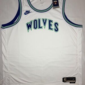 Minnesota Wolves White Jersey Classic Edition